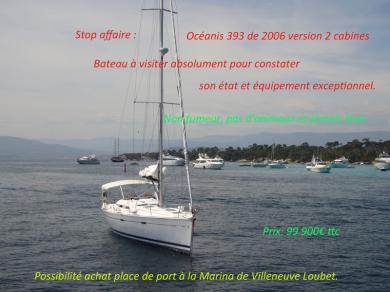 Voilier OCEANIS 393 Clipper 2006